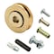 Prime-Line Steel Patio Sliding Door Roller Kit, 1-1/8 in. Concave Roller, Yellow Zinc (1 Pair) D 1795 - alternate 1